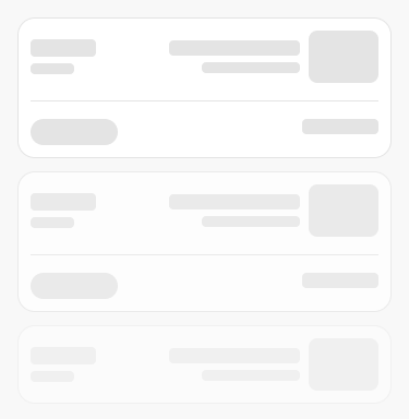City Car vehicle list loading wireframe